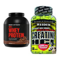 Muskelaufbau-Set: Body Attack 100% Whey Protein + Weider Creatin HCL – alle enthaltenen Artikel