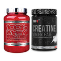 Muskelaufbau-Set: Scitec 100% Whey + MST Creatin Monohydrate – alle enthaltenen Artikel