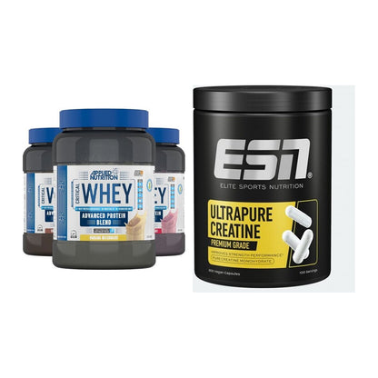 Muskelaufbau-Set: Applied Nutrition + ESN Ultrapure Creatine – alle enthaltenen Artikel
