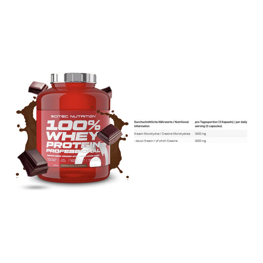 Muskelaufbau-Set: Scitec 100% Whey + INLEAD Creatine – alle enthaltenen Artikel