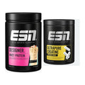 Muskelaufbau-Set: ESN Designer Whey + ESN Ultrapure Creatine Capsules – alle enthaltenen Artikel