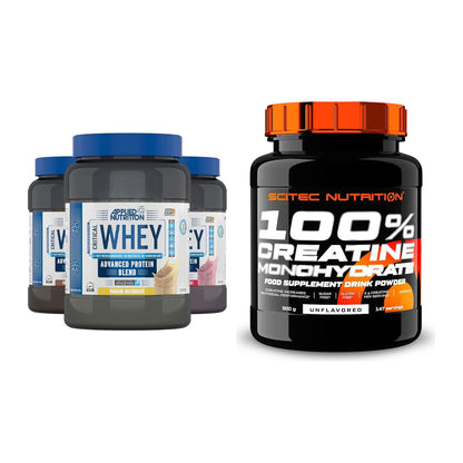 Muskelaufbau-Set: Applied Nutrition + Scitec Creatine – alle enthaltenen Artikel