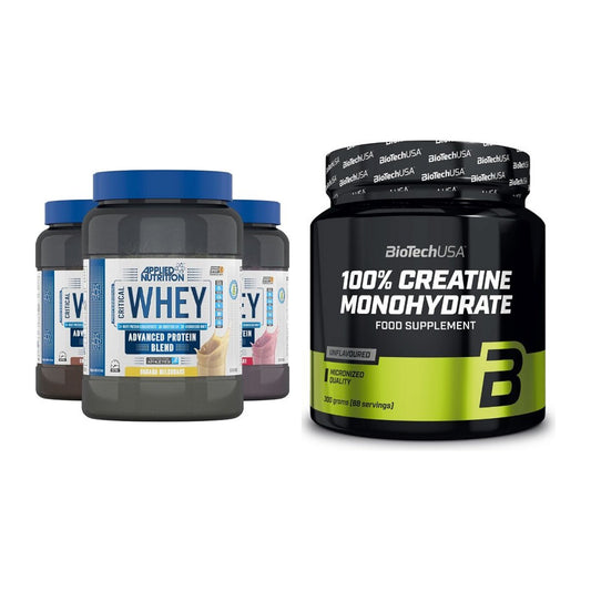 Muskelaufbau-Set: Applied Nutrition + BioTech Creatine – alle enthaltenen Artikel