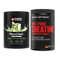 Muskelaufbau-Set: MaxiNutrition MaxClear + Body Attack 100% Pure – alle enthaltenen Artikel