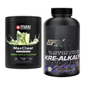 Muskelaufbau-Set: MaxiNutrition MaxClear + EFX Kre-Alkalyn PRO 120 – alle enthaltenen Artikel
