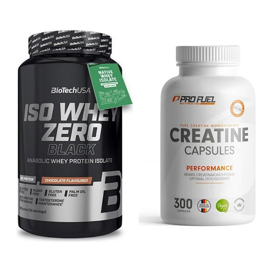 Muskelaufbau-Set: BioTech Iso Whey Zero + ProFuel Creatine – alle enthaltenen Artikel
