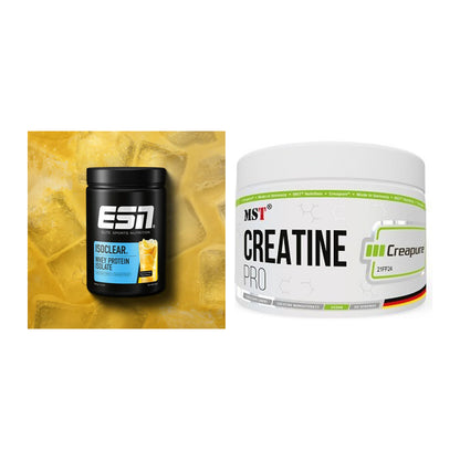 Muskelaufbau-Set: ESN ISOCLEAR Whey + MST Creatin Pro CREAPURE – alle enthaltenen Artikel
