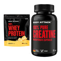 Muskelaufbau-Set: Body Attack 100% Whey + Body Attack 100% Pure – alle enthaltenen Artikel