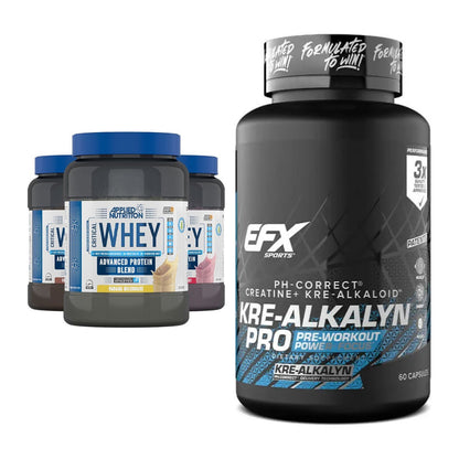 Muskelaufbau-Set: Applied Nutrition + EFX Kre-Alkalyn PRO – alle enthaltenen Artikel
