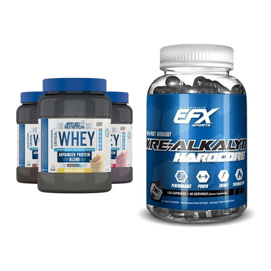 Muskelaufbau-Set: Applied Nutrition + EFX Kre-Alkalyn Hardcore – alle enthaltenen Artikel