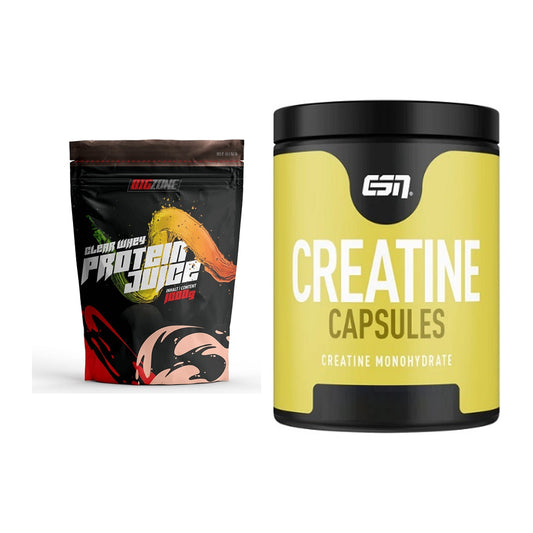 Muskelaufbau-Set: Big Zone Clear Whey + ESN Ultrapure Creatine – alle enthaltenen Artikel