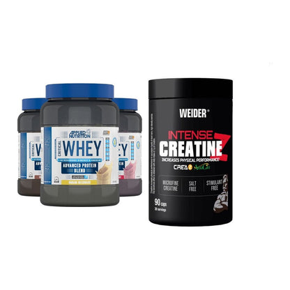 Muskelaufbau-Set: Applied Nutrition + Weider Intense Pure – alle enthaltenen Artikel