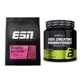 Muskelaufbau-Set: ESN Designer Whey + BioTech Creatine Monohydrate – alle enthaltenen Artikel