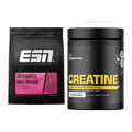 Muskelaufbau-Set: ESN Designer Whey + Dedicated Creatine – alle enthaltenen Artikel