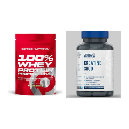 Muskelaufbau-Set: Scitec 100% Whey Protein + Applied Nutrition – alle enthaltenen Artikel