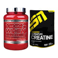 Muskelaufbau-Set: Scitec 100% Whey + ESN Ultrapure Creatine – alle enthaltenen Artikel