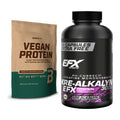 Muskelaufbau-Set: BioTech Vegan Protein + EFX Kre-Alkalyn 3000 – alle enthaltenen Artikel