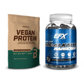 Muskelaufbau-Set: BioTech Vegan Protein + EFX Kre-Alkalyn Hardcore – alle enthaltenen Artikel