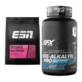 Muskelaufbau-Set: ESN Designer Whey + EFX Kre-Alkalyn PRO – alle enthaltenen Artikel