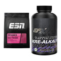 Muskelaufbau-Set: ESN Designer Whey + EFX Kre-Alkalyn Nitro PRO – alle enthaltenen Artikel
