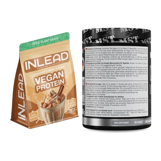 Muskelaufbau-Set: INLEAD Vegan Protein + MST Creatin Monohydrate – alle enthaltenen Artikel