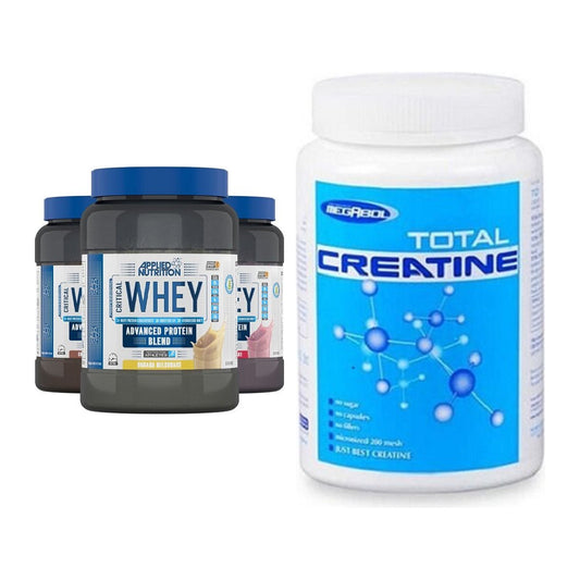 Muskelaufbau-Set: Applied Nutrition + Megabol Total Creatine – alle enthaltenen Artikel