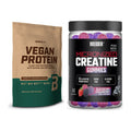 Muskelaufbau-Set: BioTech Vegan Protein + Weider Micronized – alle enthaltenen Artikel