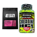 Muskelaufbau-Set: ESN Designer Whey + Weider Creatin HCL – alle enthaltenen Artikel