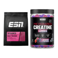 Muskelaufbau-Set: ESN Designer Whey + Weider Micronized – alle enthaltenen Artikel