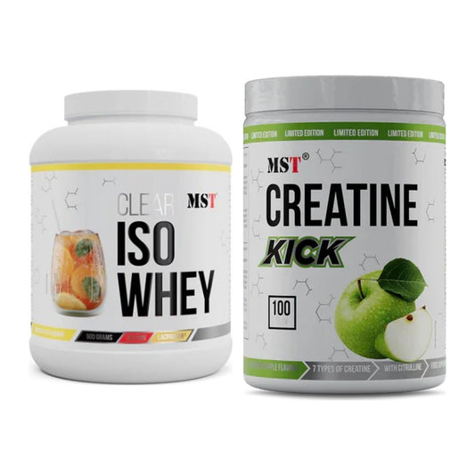 Muskelaufbau-Set: MST Iso Clear + MST Creatine Kick – alle enthaltenen Artikel