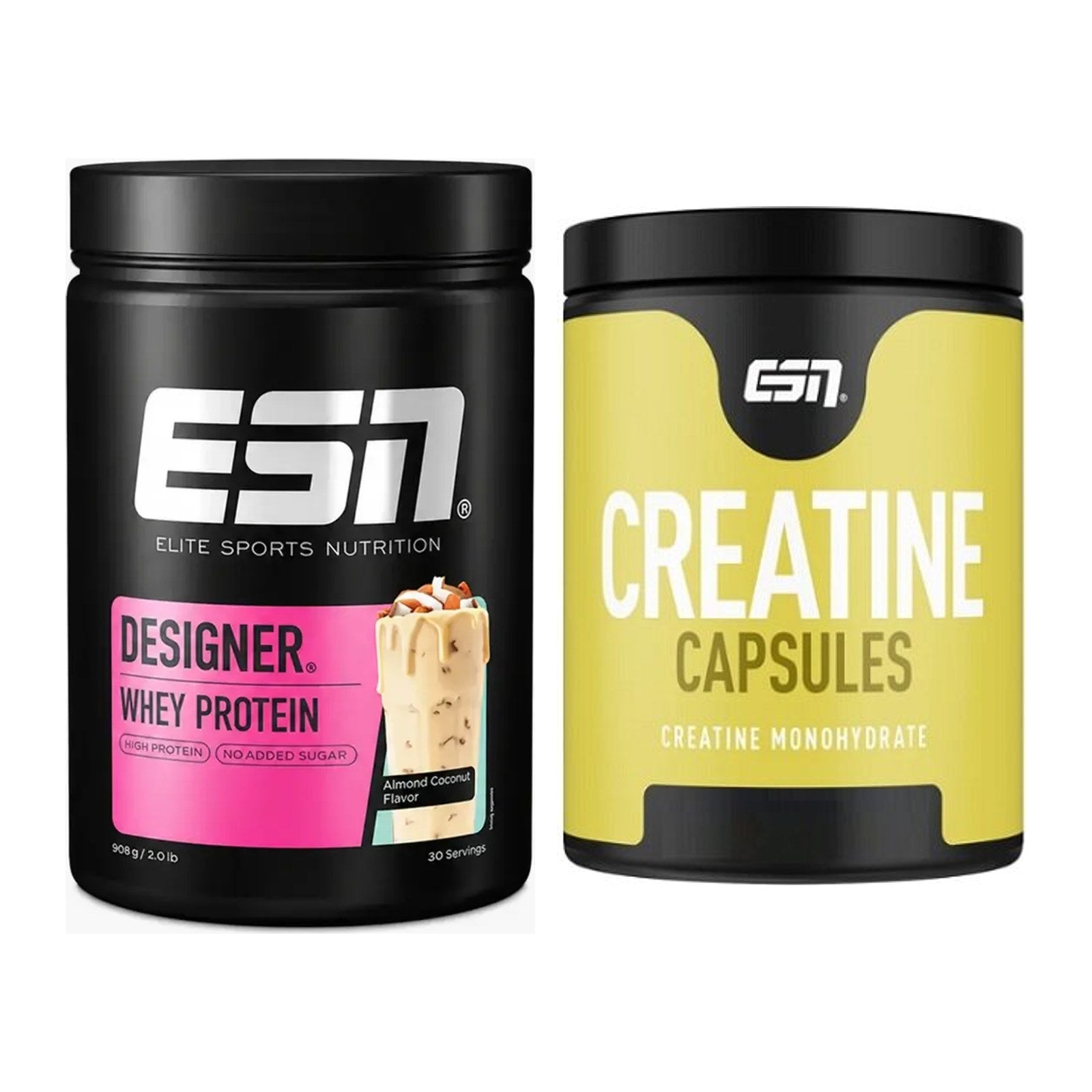 Muskelaufbau-Set: ESN Designer Whey + ESN Ultrapure Creatine – alle enthaltenen Artikel