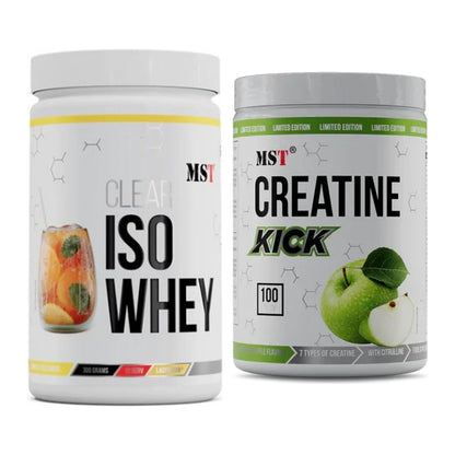 Muskelaufbau-Set: MST Iso Clear + MST Creatine Kick – alle enthaltenen Artikel