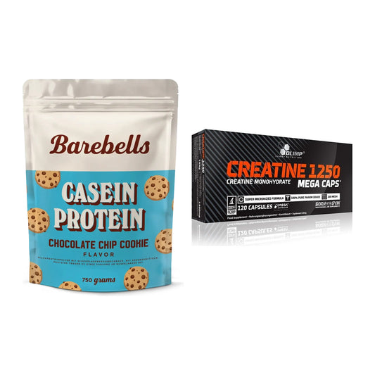 Muskelaufbau-Set: Barebells Casein Protein + Olimp Creatine Mega Caps – alle enthaltenen Artikel