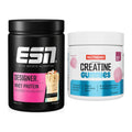 Muskelaufbau-Set: ESN Designer Whey + Nutrend Creatine Gummies Fruity – alle enthaltenen Artikel