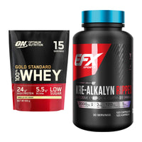Muskelaufbau-Set: ON Whey Gold Standard + EFX Kre-Alkalyn Ripped