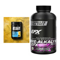 Muskelaufbau-Set: ESN ISOCLEAR Whey + EFX Kre-Alkalyn 3000 – alle enthaltenen Artikel