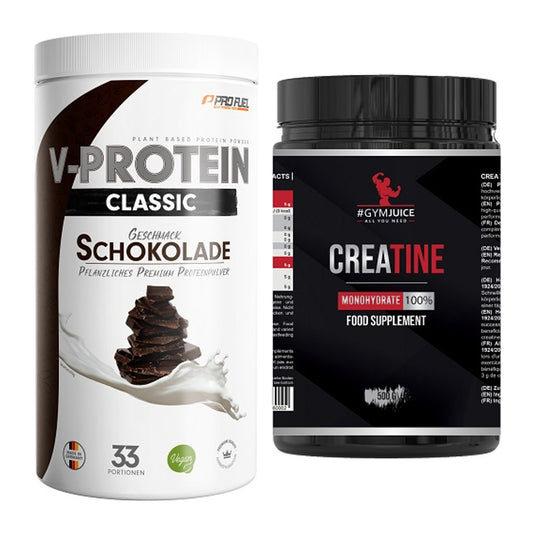Muskelaufbau-Set: ProFuel VEGAN PROTEIN + #GYMJUICE Creatine – alle enthaltenen Artikel