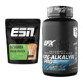 Muskelaufbau-Set: ESN Designer Vegan Protein + EFX Kre-Alkalyn PRO – alle enthaltenen Artikel