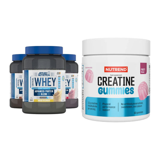 Muskelaufbau-Set: Applied Nutrition + Nutrend Creatine Gummies – alle enthaltenen Artikel