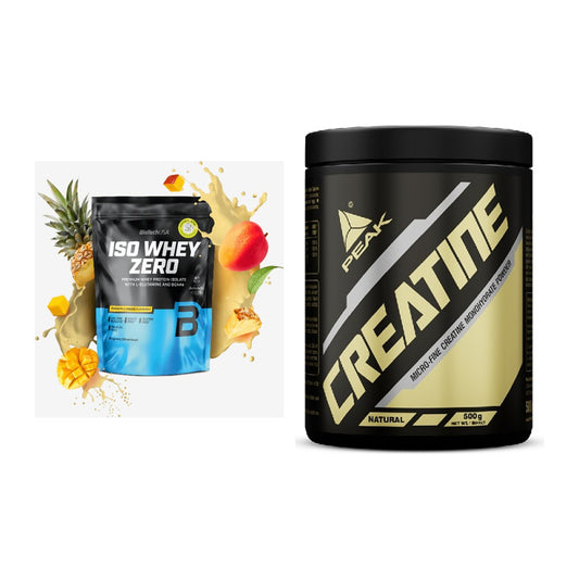 Muskelaufbau-Set: BioTech Iso Whey Zero + Peak Creatin Powder – alle enthaltenen Artikel