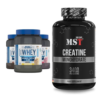 Muskelaufbau-Set: Applied Nutrition + MST Creatine Monohydrate – alle enthaltenen Artikel
