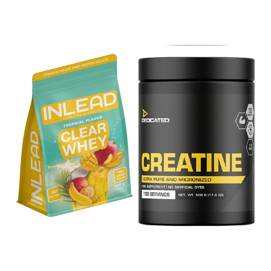 Muskelaufbau-Set: INLEAD Clear Whey Isolate + Dedicated Creatine – alle enthaltenen Artikel