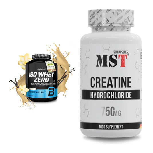 Muskelaufbau-Set: BioTech Iso Whey Zero + MST Creatin HCL – alle enthaltenen Artikel