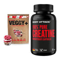 Muskelaufbau-Set: Sinob VEGGY + VEGAN + Body Attack 100% Pure – alle enthaltenen Artikel