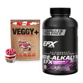 Muskelaufbau-Set: Sinob VEGGY + VEGAN + EFX Kre-Alkalyn 3000 – alle enthaltenen Artikel