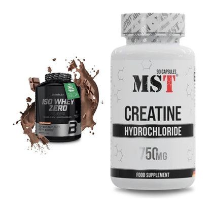 Muskelaufbau-Set: BioTech Iso Whey Zero Black + MST Creatin HCL – alle enthaltenen Artikel
