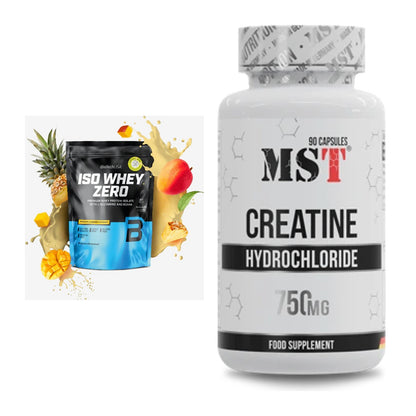 Muskelaufbau-Set: BioTech Iso Whey Zero + MST Creatin HCL – alle enthaltenen Artikel