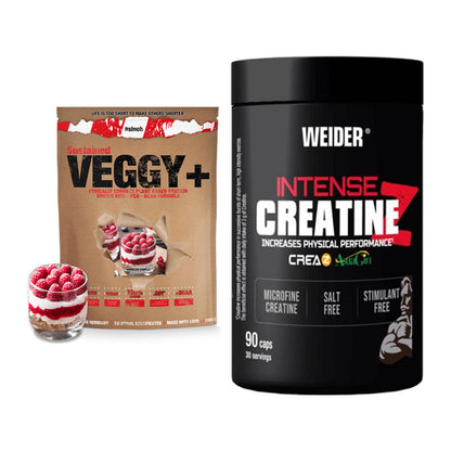 Muskelaufbau-Set: Sinob VEGGY + VEGAN + Weider Intense Pure – alle enthaltenen Artikel