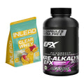 Muskelaufbau-Set: INLEAD Clear Whey Isolate + EFX Kre-Alkalyn 3000 – alle enthaltenen Artikel