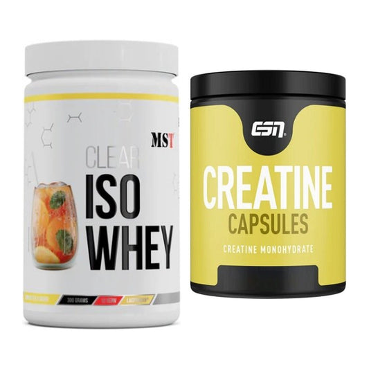 Muskelaufbau-Set: MST Iso Clear + ESN Ultrapure Creatine – alle enthaltenen Artikel